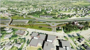 ny e18 høvik