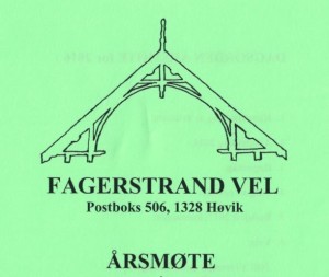 Fagerstrand vel årsmøte