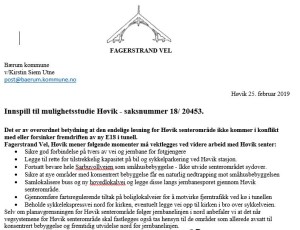 Innspill mulighetsstudie